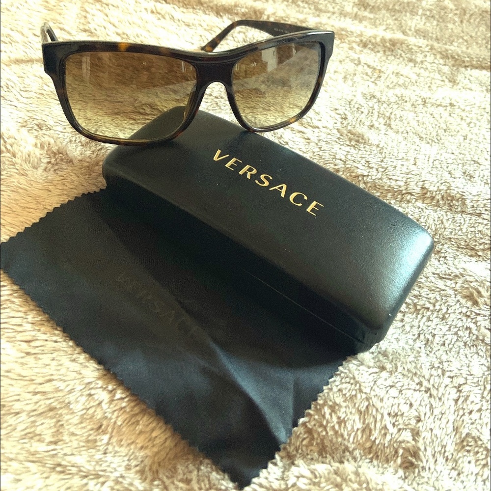 Versace Tortoiseshell Sunglasses